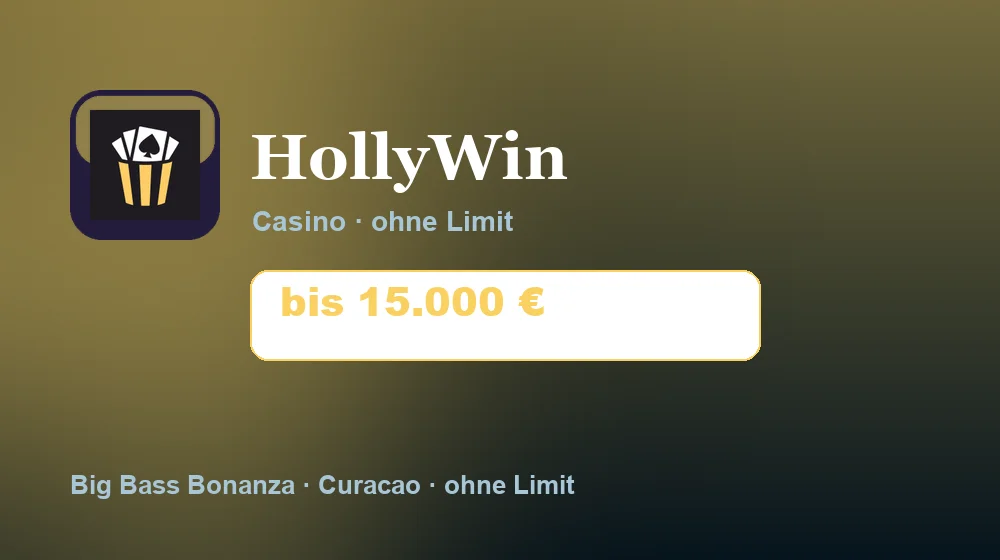 Screenshot von HollyWin Casino