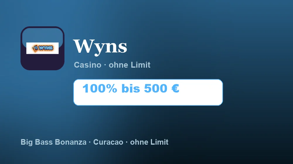 Screenshot von Wyns Casino